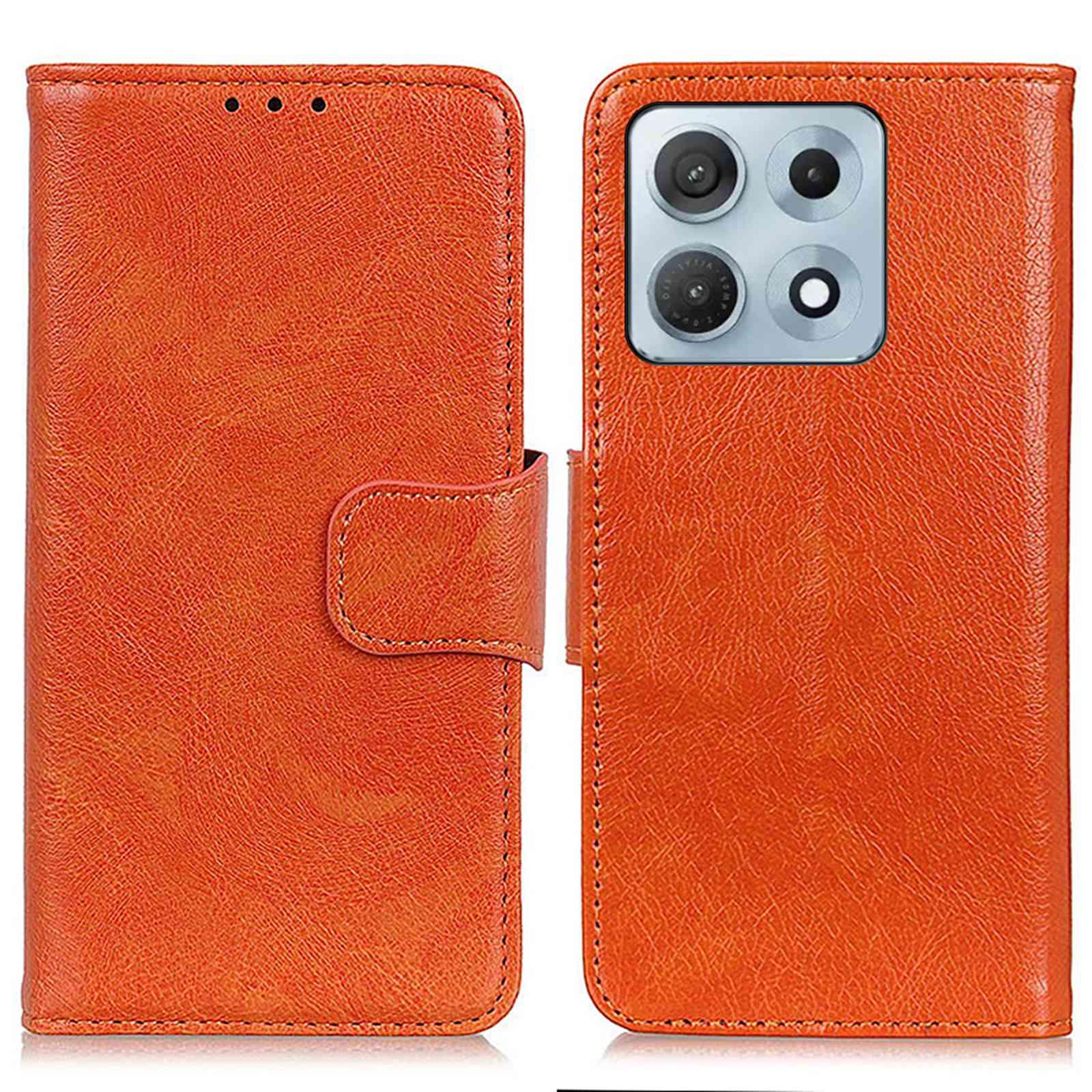 For Motorola Edge 70 Max 5G Nappa Texture Horizontal Flip Leather Phone Case(Orange) - Shopkiz.com