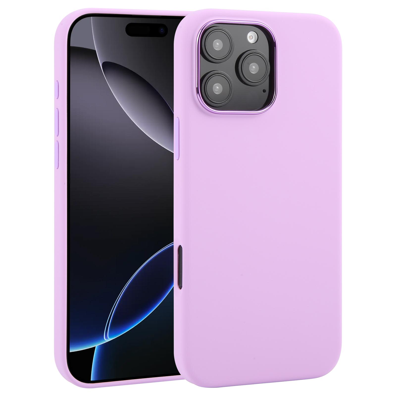 For iPhone 16 Pro Max DFANS DESIGN MagSafe Magnetic Silicone Phone Case(Purple) - Shopkiz.com