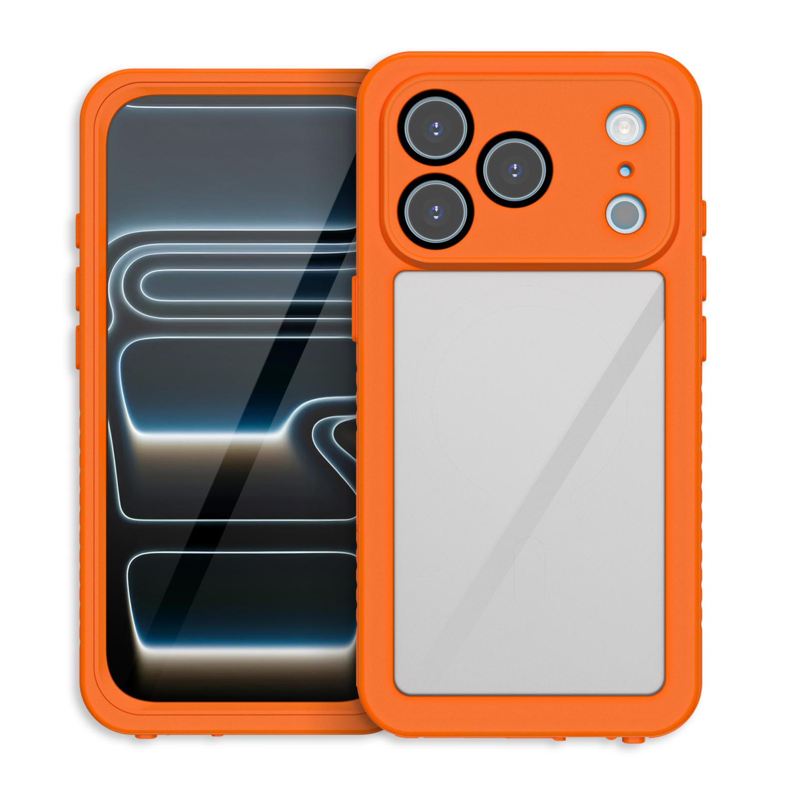 For iPhone 17 Pro RedPepper Waterproof Phone Case(Orange) - Shopkiz.com