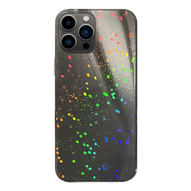 For iPhone 15 Pro Max Colorful Sticker Phone Back Film(Laser Small Dots) - Shopkiz.com