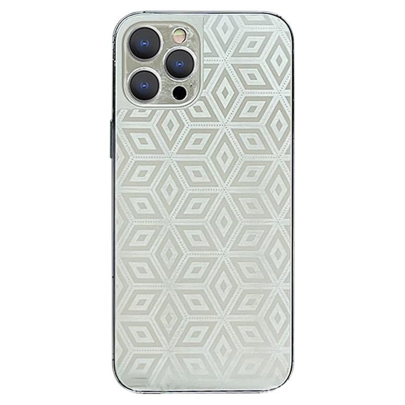 For iPhone 13 Pro Colorful Transparent Sticker Phone Back Film(Magic Cube) - Shopkiz.com