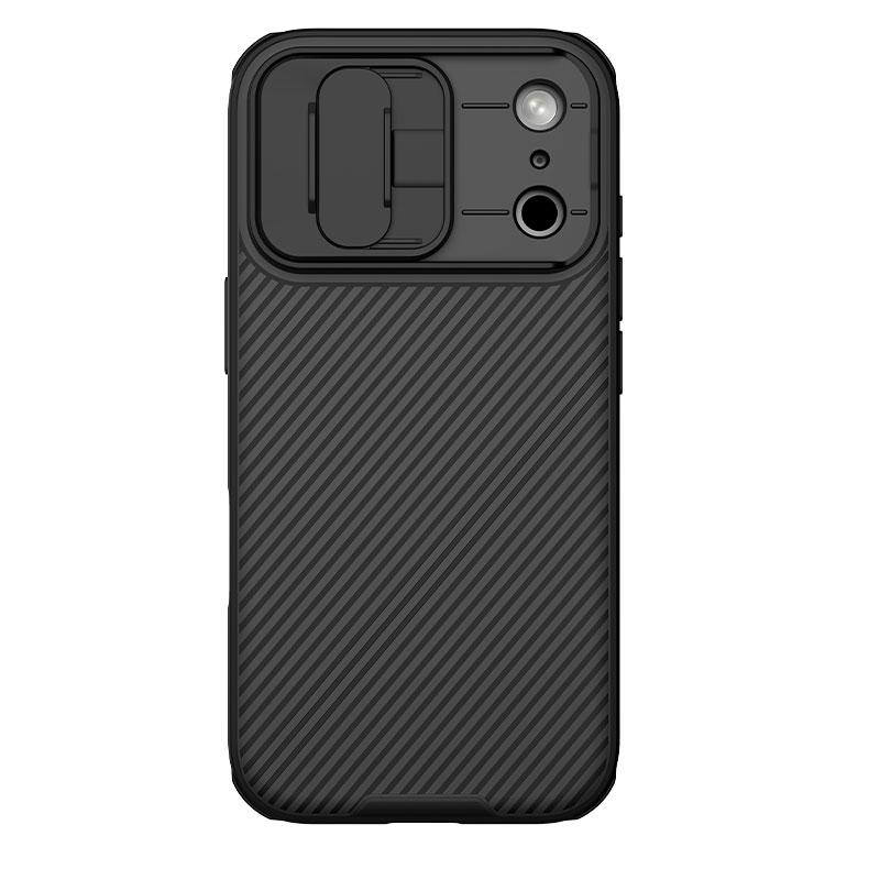 For iPhone 17 Pro Max NILLKIN CamShield Pro Magnetic PC Phone Case(Transparent Black) - Shopkiz.com