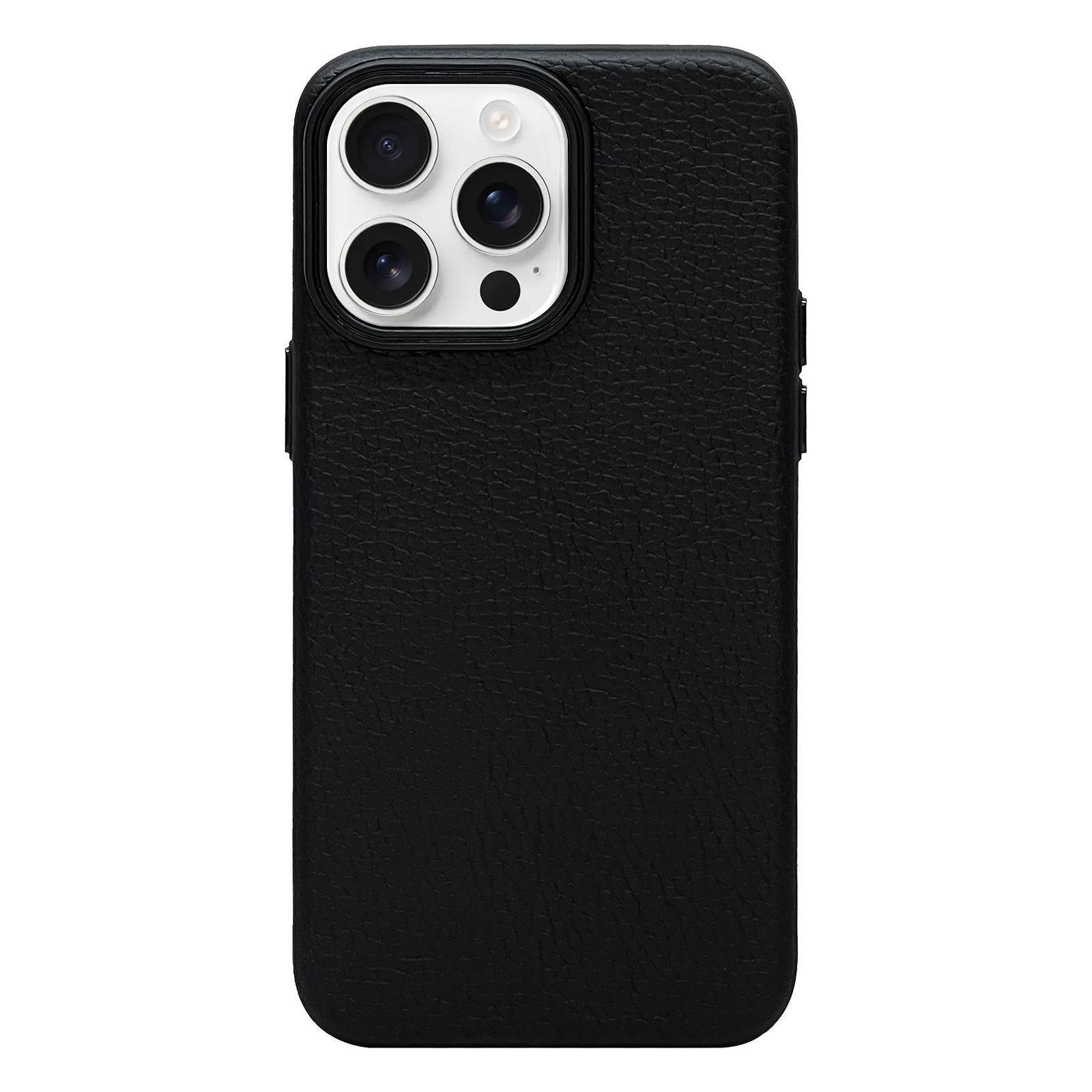 For iPhone 13 Pro Max Litchi Texture TPU Phone Case(Black) - Shopkiz.com