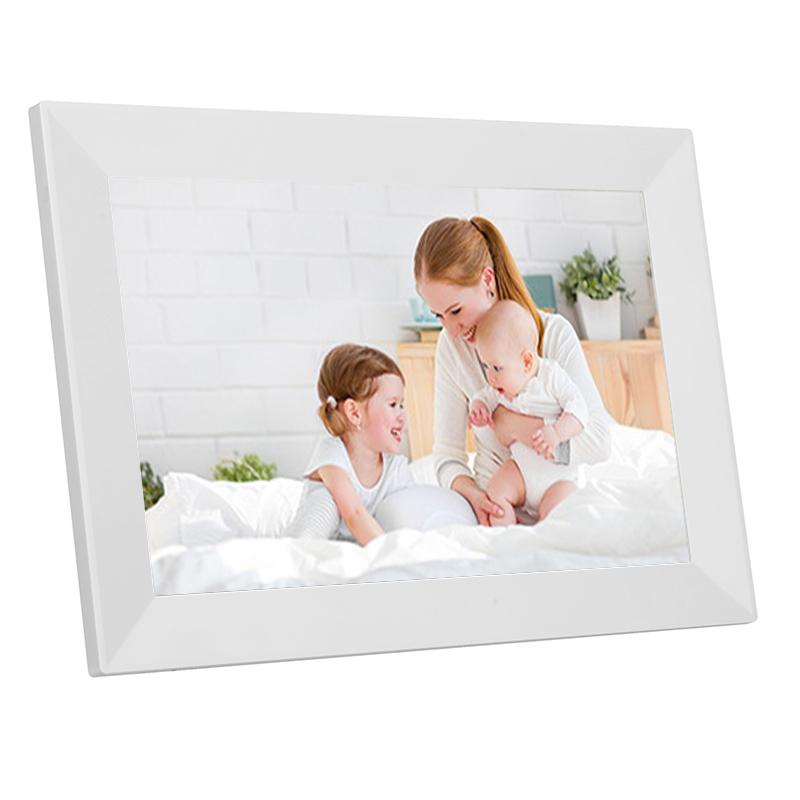 xclt1010 10.1 inch IPS Display Honeycomb Pattern WiFi Cloud Photo Frame, RK3126C Quad Core up to 1.5GHz, 1GB+16GB, Plug:AU Plug(White) - Shopkiz.com