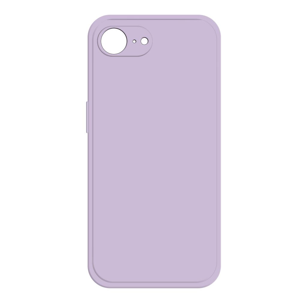 For iPhone 16e / 17e Imitation Liquid Silicone Phone Case(Purple) - Shopkiz.com