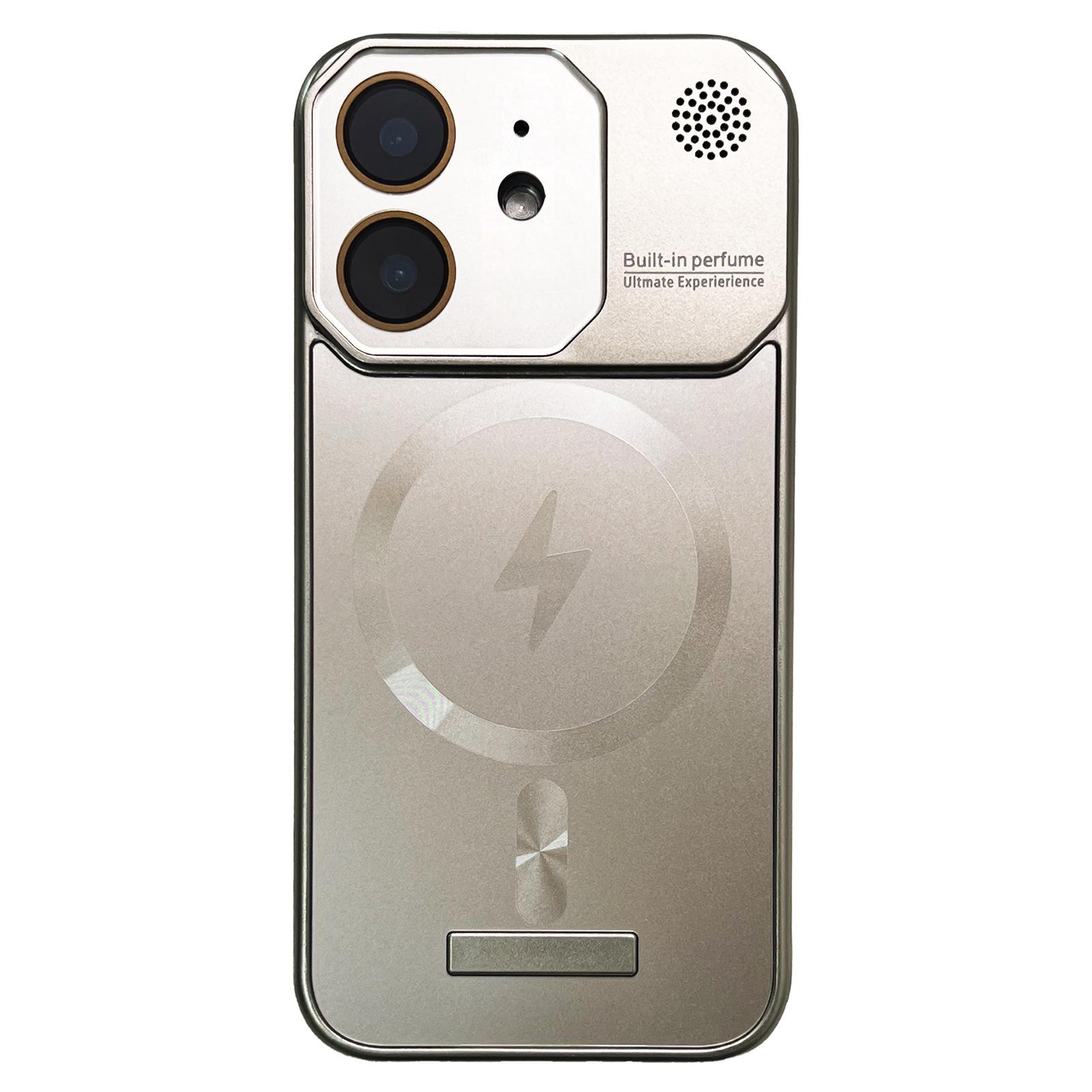For iPhone 11 Frameless Aromatherapy MagSafe Magnetic PC Phone Case(Titanium Grey) - Shopkiz.com