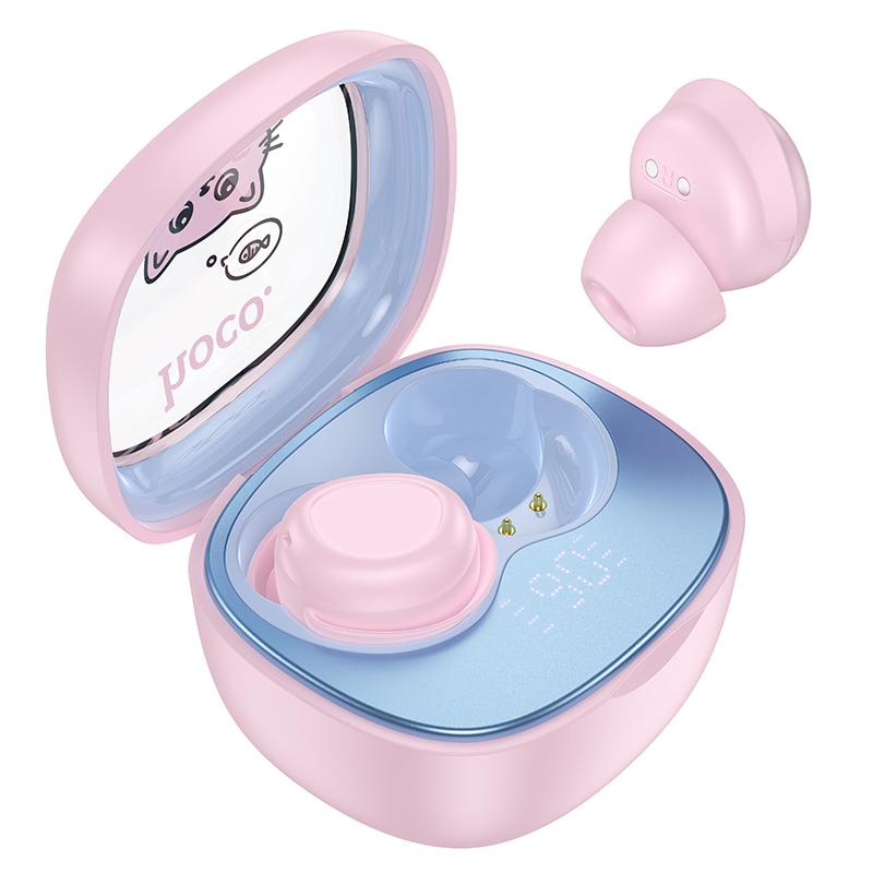hoco EW111 Friendly True Wireless Children Bluetooth Earphone(Pink) - Shopkiz.com