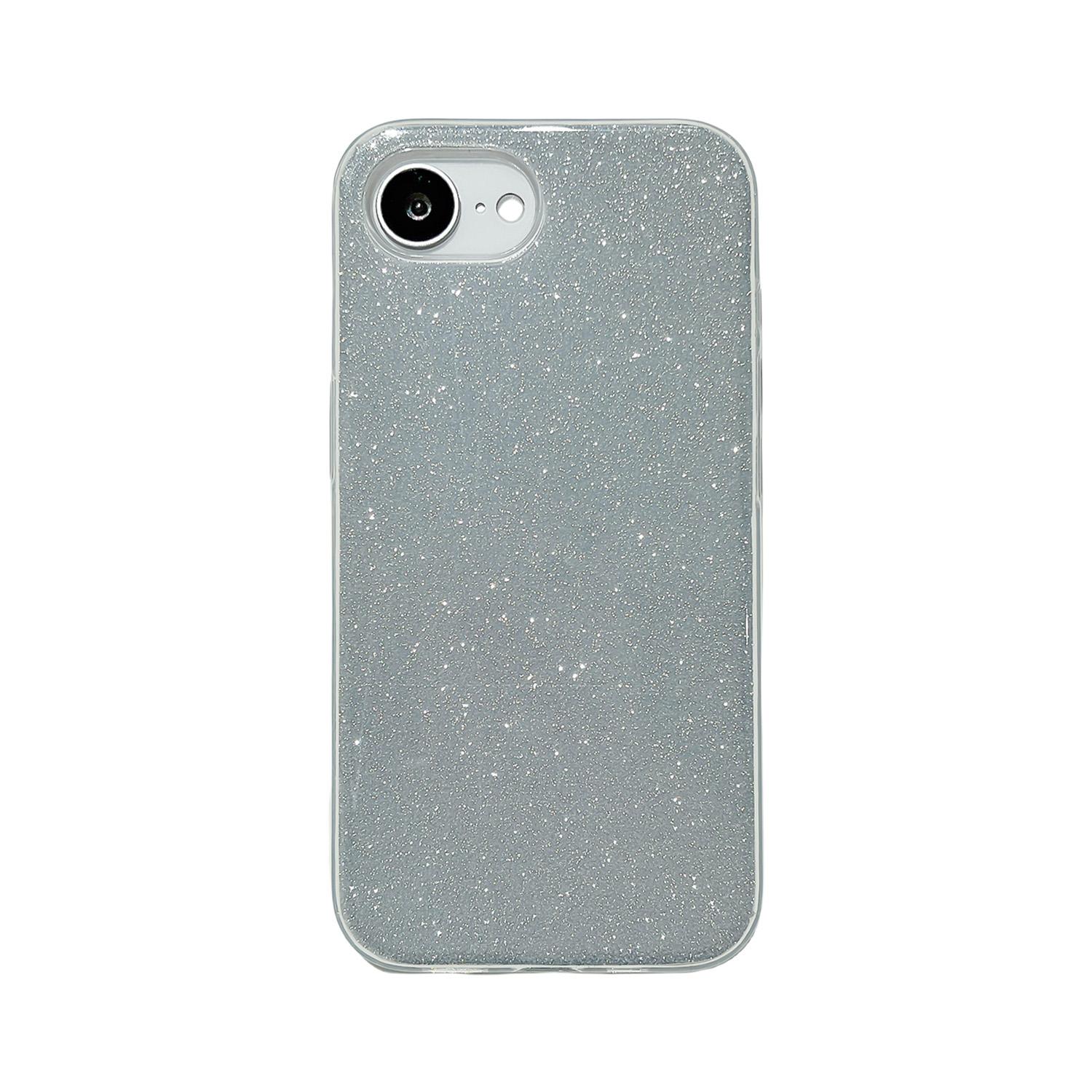 For iPhone 17e / 16e Glitter TPU Phone Case(Silver) - Shopkiz.com