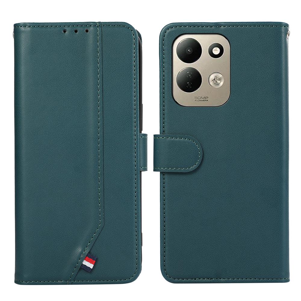 For Redmi 17 5G / 4G Global 170mm ABEEL Delicate Texture Splicing RFID Leather Phone Case(Green) - Shopkiz.com