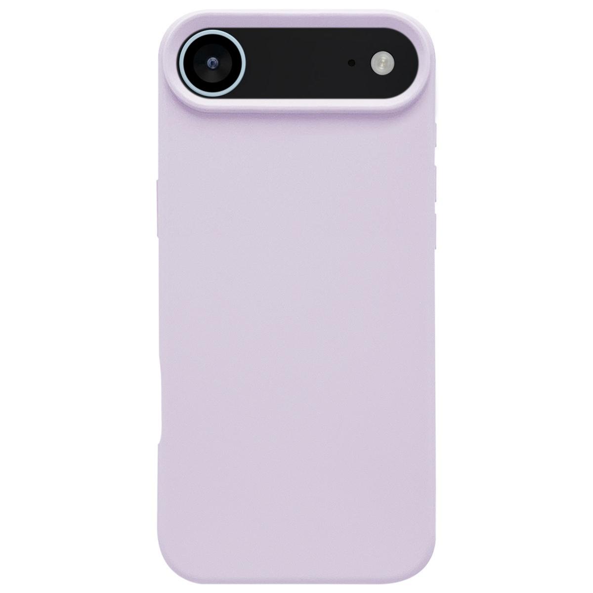 For iPhone Air Dopamine Simple Imitation Liquid Silicone Phone Case(Bean Purple) - Shopkiz.com
