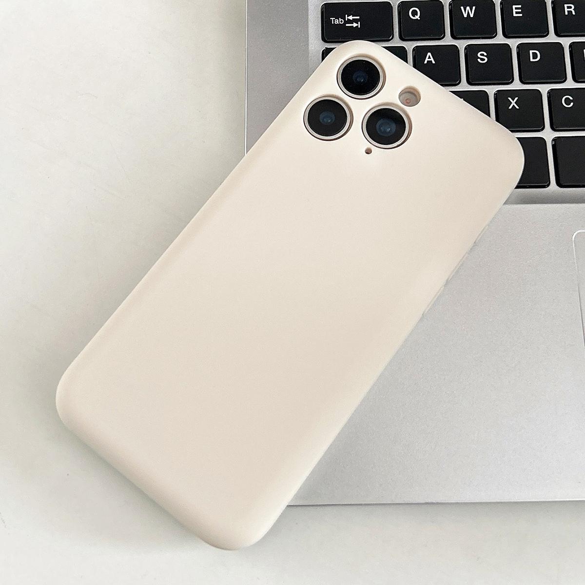 For iPhone 11 Pro Fine Hole Insert Card Slot TPU Phone Case(White) - Shopkiz.com
