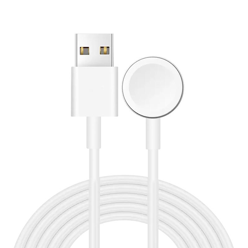 For Apple Watch Series xDfind Magnetic Fast Charger Charging Cable, USB-A Port, Length: 1m(White)