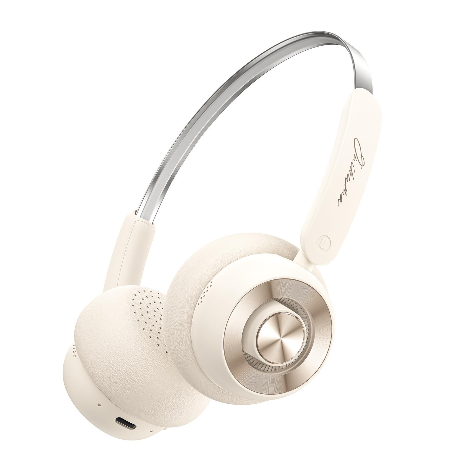 ONIKUMA GT820 Head-mounted Wireless Bluetooth Headphone(Beige) - Shopkiz.com