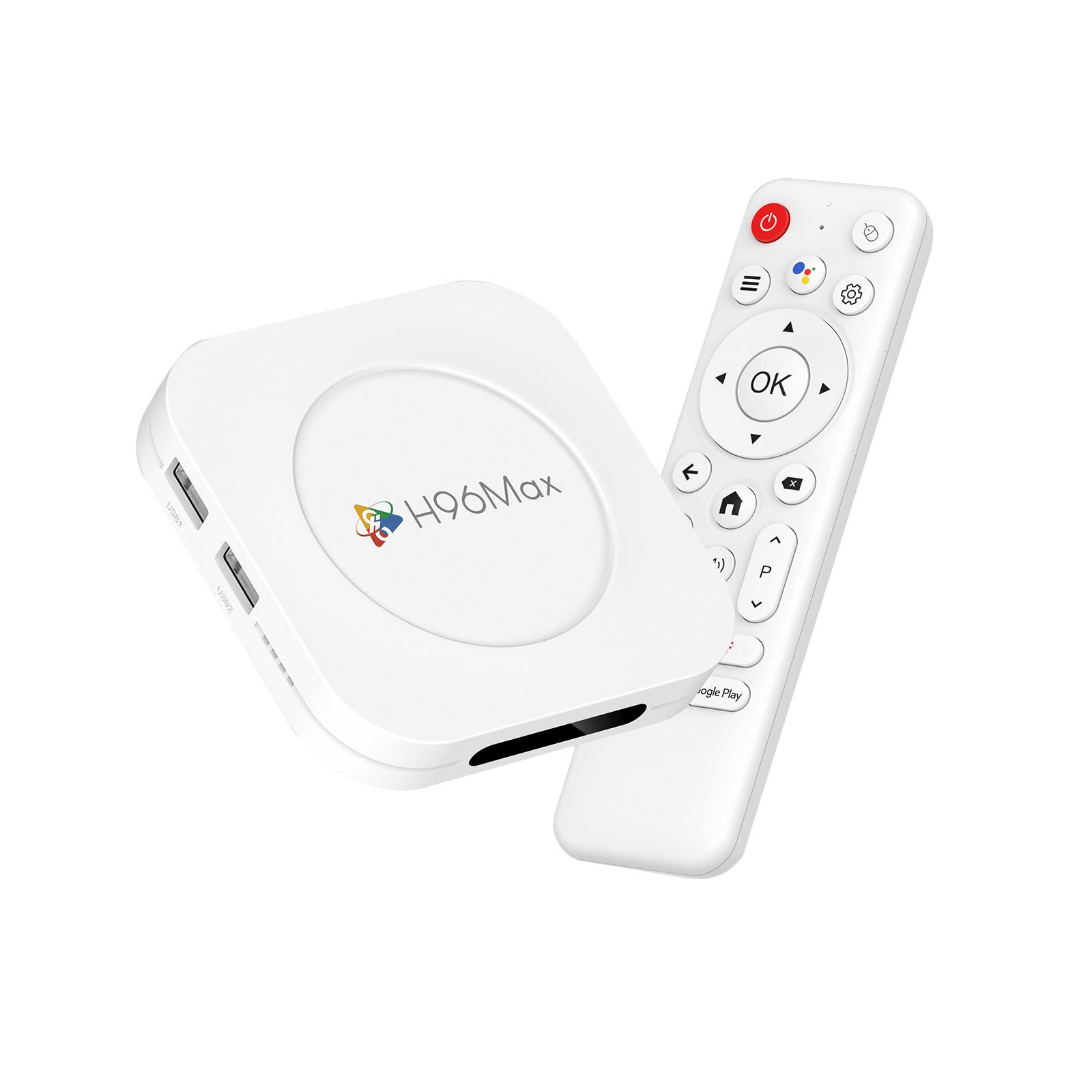 H96 Max M1 Plus Android 14.0 Smart TV Box, 4GB+128GB, RK3528 Quad-core ARM Cortex-A53(AU Plug) - Shopkiz.com