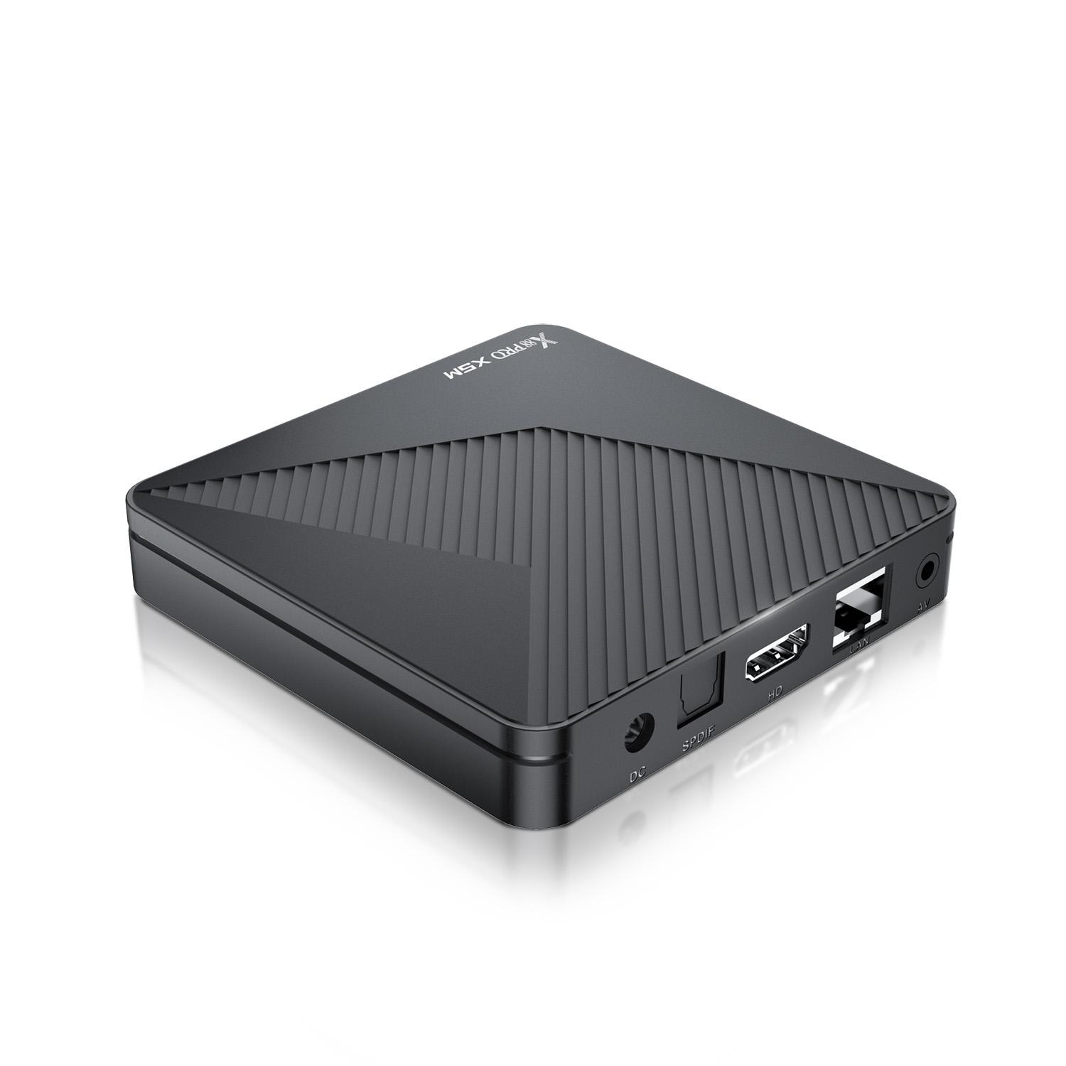 X88 Pro X5M Android 14.0 Smart TV Box, 2GB+16GB, S905X5M 2.0GHz 64-bit Quad-core Cortex-A55(UK Plug) - Shopkiz.com