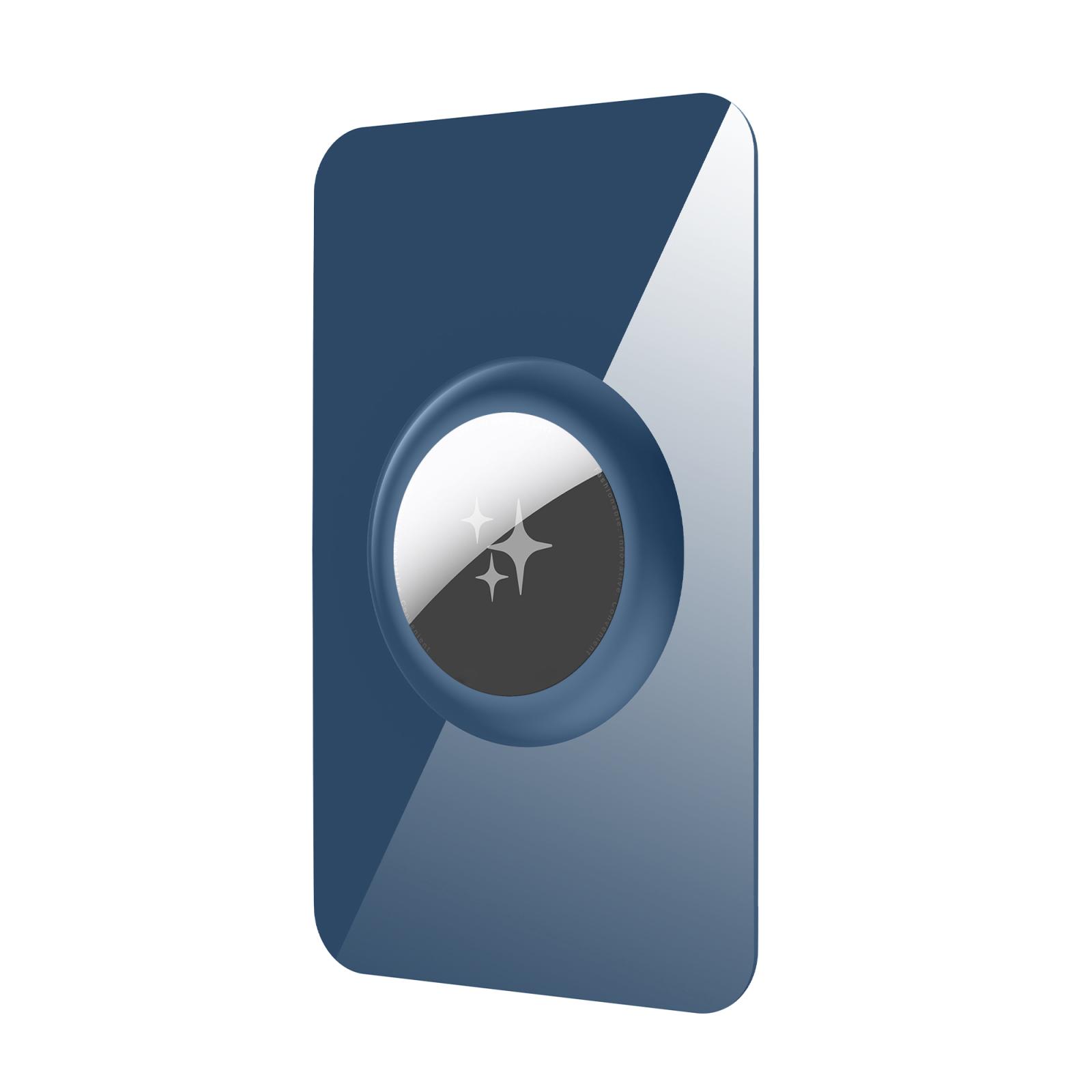 For AirTag 2nd Gen / AirTag 1st Gen Transparent PC Card Protective Case(Blue) - Shopkiz.com