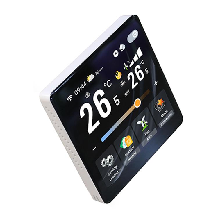 BAC-2005ELW Four Channel WiFi 4 inch Screen Smart Room Thermostat(White) - Shopkiz.com