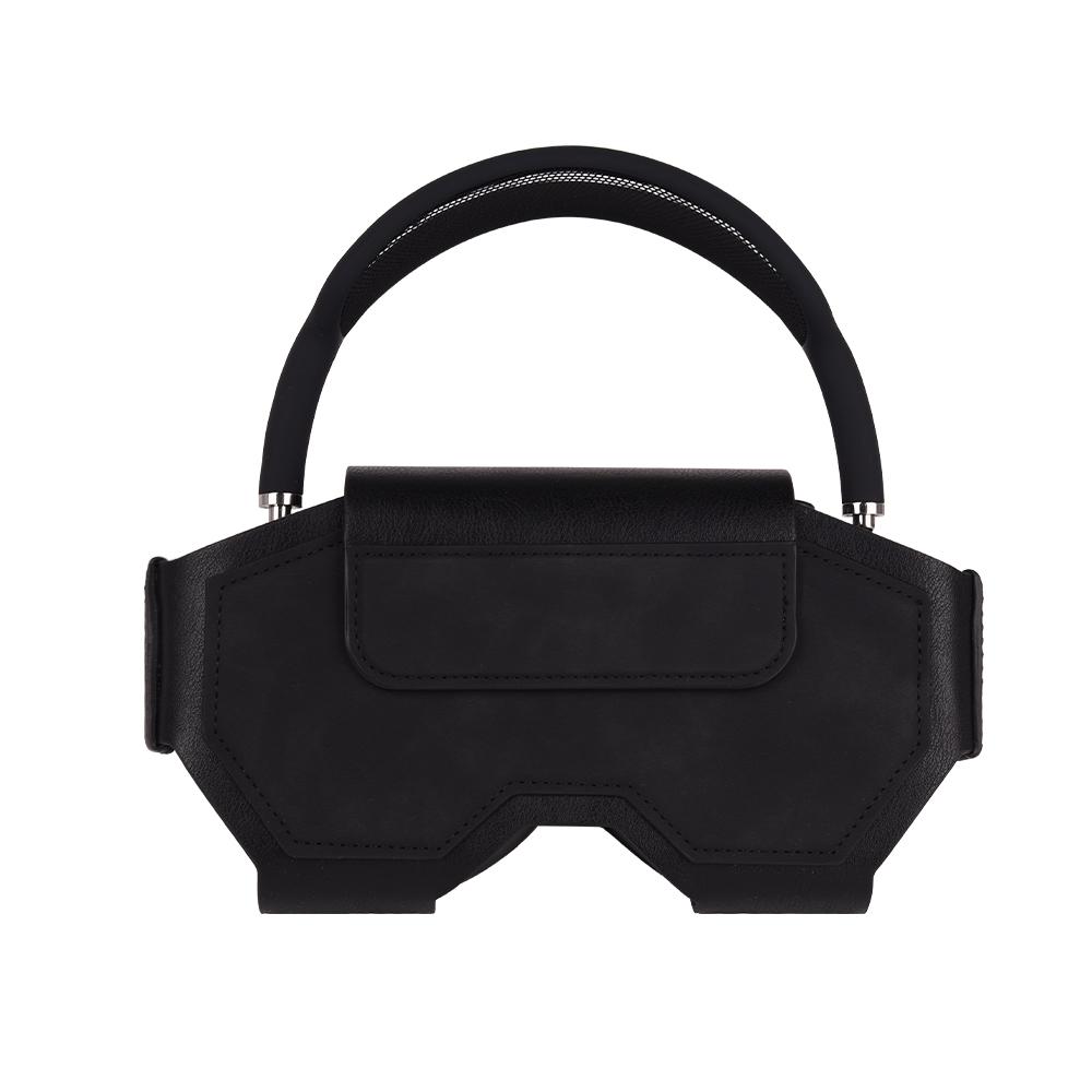 For Apple AirPods Max / AirPods Max 2 Business Retro Headset Protective Case(Black) - Shopkiz.com