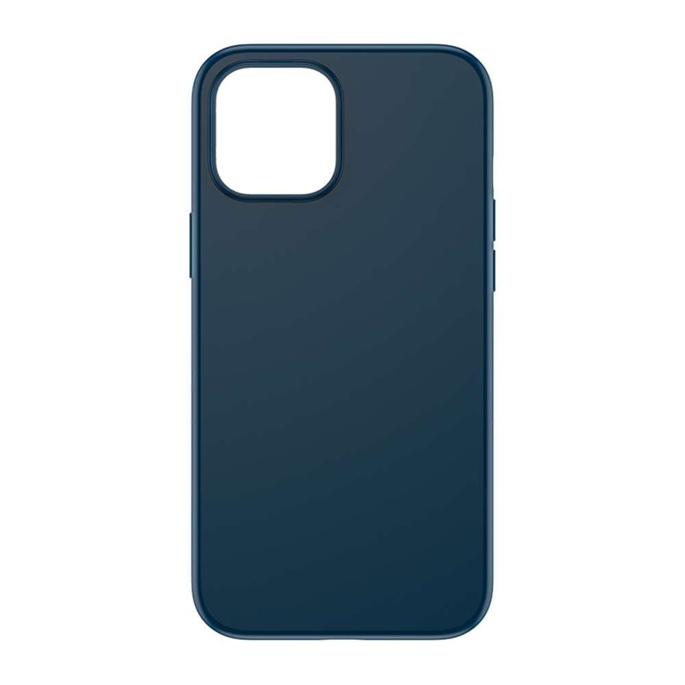 For iPhone 12 mini ROCK Liquid Silicone Shockproof Protective Case(Blue) - Shopkiz.com