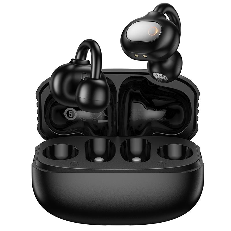 Borofone FQ14 Joy Clip-on TWS Wireless BT Headset Earbuds(Black) - Shopkiz.com