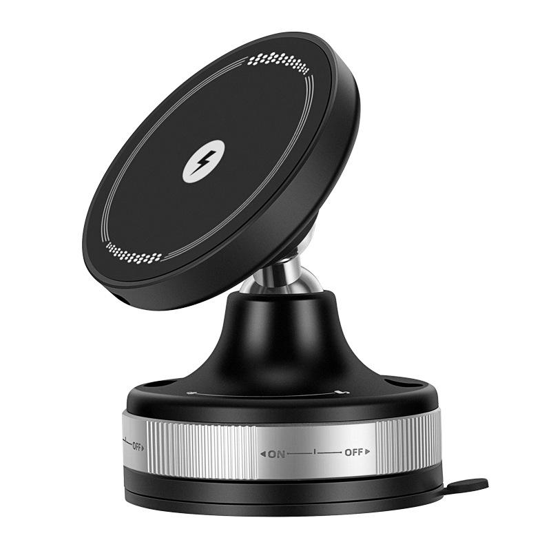 CC-T29W 360 Degree Rotating MagSafe Magnetic Car Phone Holder(Black) - Shopkiz.com