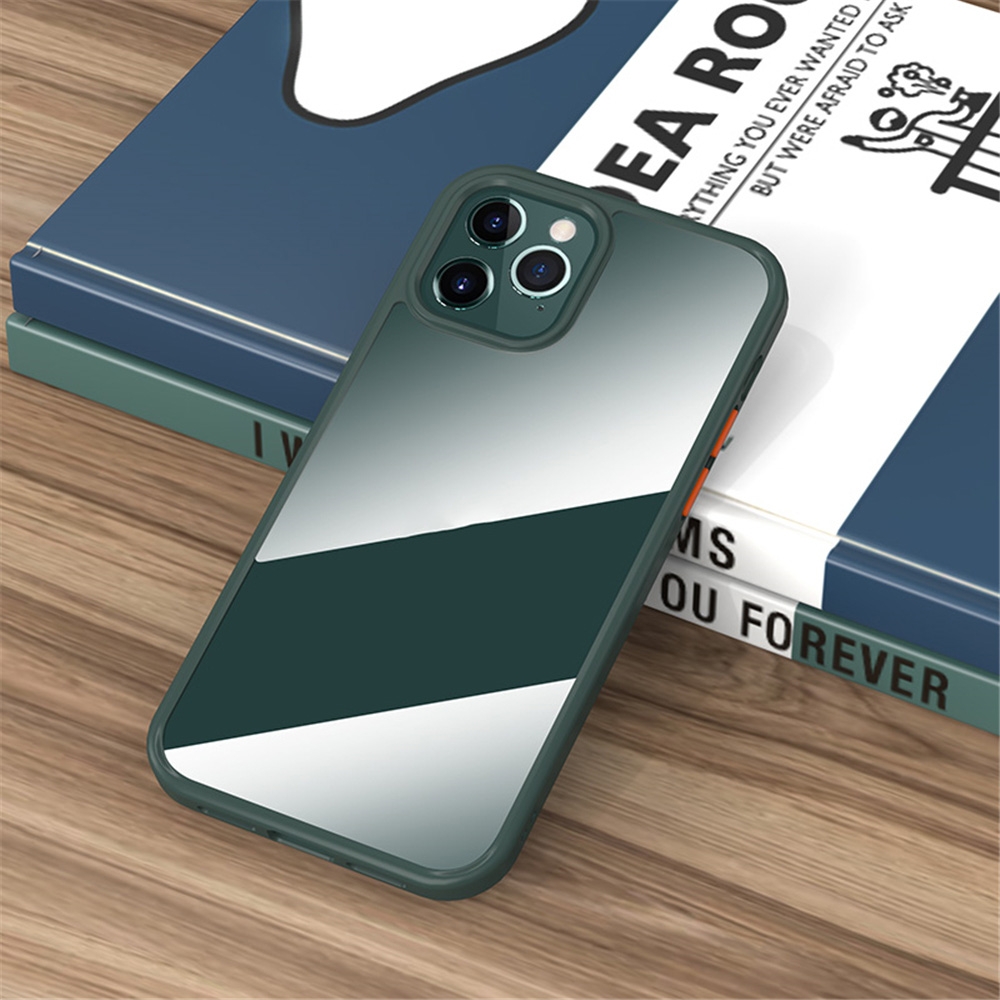 For iPhone 12 / 12 Pro ROCK Guard Pro Series Shockproof TPU + PC Protective Case(Green) - Shopkiz.com