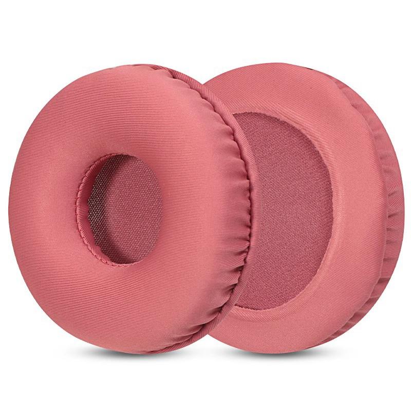 2pcs Sponge Earmuffs Replacement Earpads For ATH-AR3BT / AR3iS / AR1iS, Style:Pink Ice Silk Cloth - Shopkiz.com