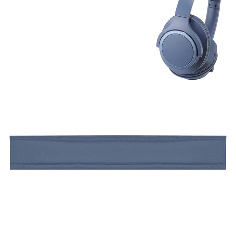 Sponge Earmuffs Replacement Earpads For Audio-Technica ATH-SR30BT, Style:Blue Leather Headband - Shopkiz.com
