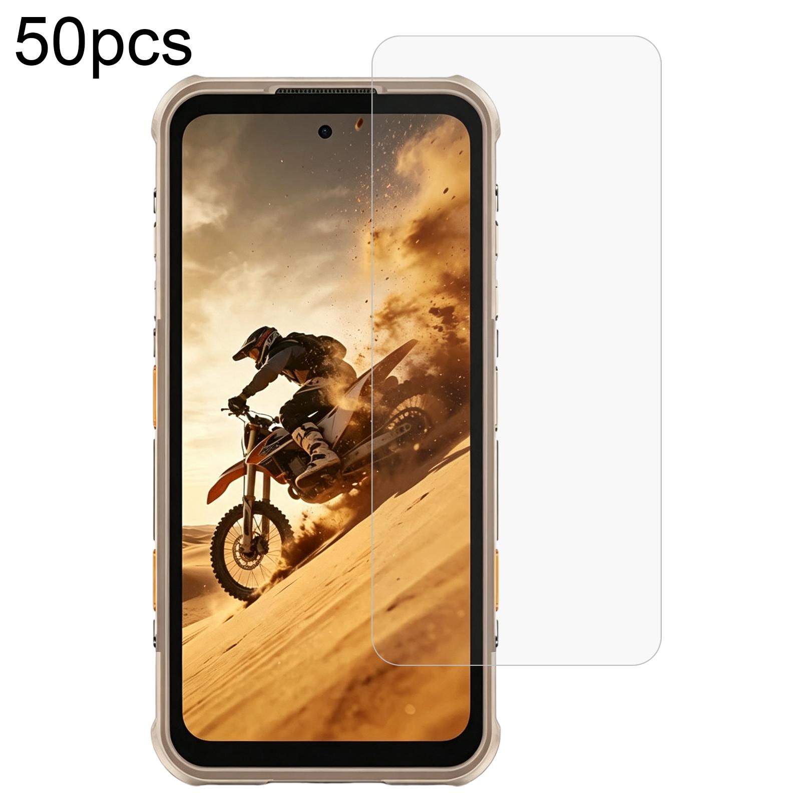 For Ulefone RugOne Xever 8 50pcs 0.3mm High Aluminum Tempered Glass Film - Shopkiz.com