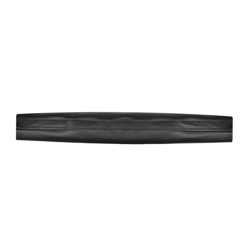 Universal PU Leather Headband Protective Cover, Size:Curved 24.5x11x8.5cm(Black) - Shopkiz.com