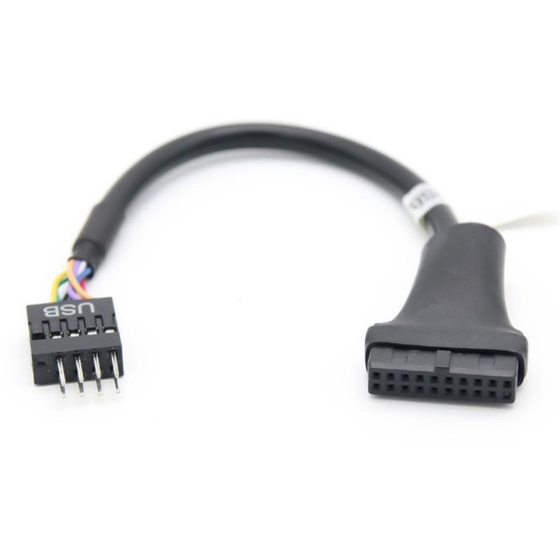 2pcs Computer Motherboard USB3.0 Adapter Cable(9 Pin Male to 20 Pin Female) - Shopkiz.com