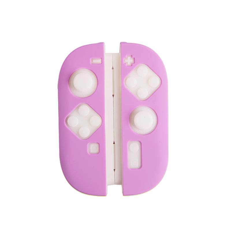 For Nintendo Switch 2 Game Console Silicone Separable Protective Case(Purple)