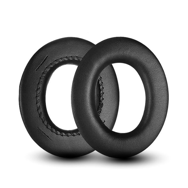 2pcs Insert Protein Leather Replacement Earpads For Panasonic RP-HTX7 / RP-HTX7A / RP-HTX9 / HTX80(Black) - Shopkiz.com