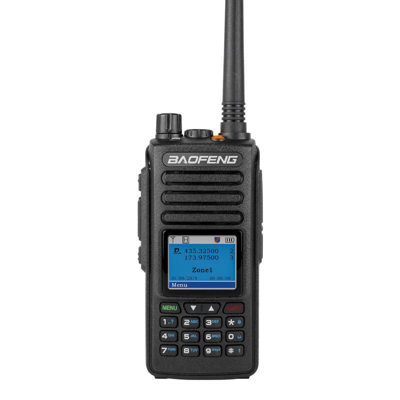 Baofeng DM-1702 1.77 inch Color Screen Handheld Digital Walkie Talkie, Plug:US Plug - Shopkiz.com