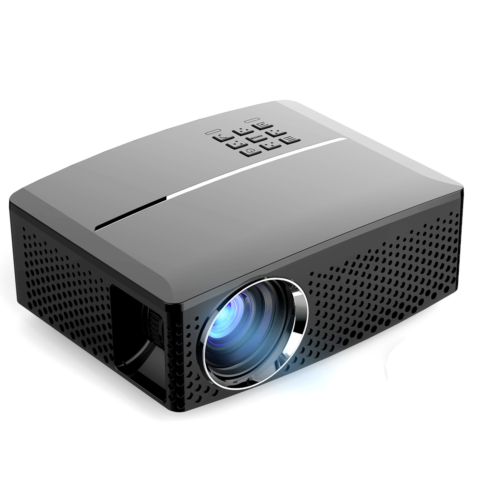 VIVIBRIGHT GP80 1280x800 2800 ANSI Lumens Portable Home Theater Smart Projector, Basic Version - Shopkiz.com