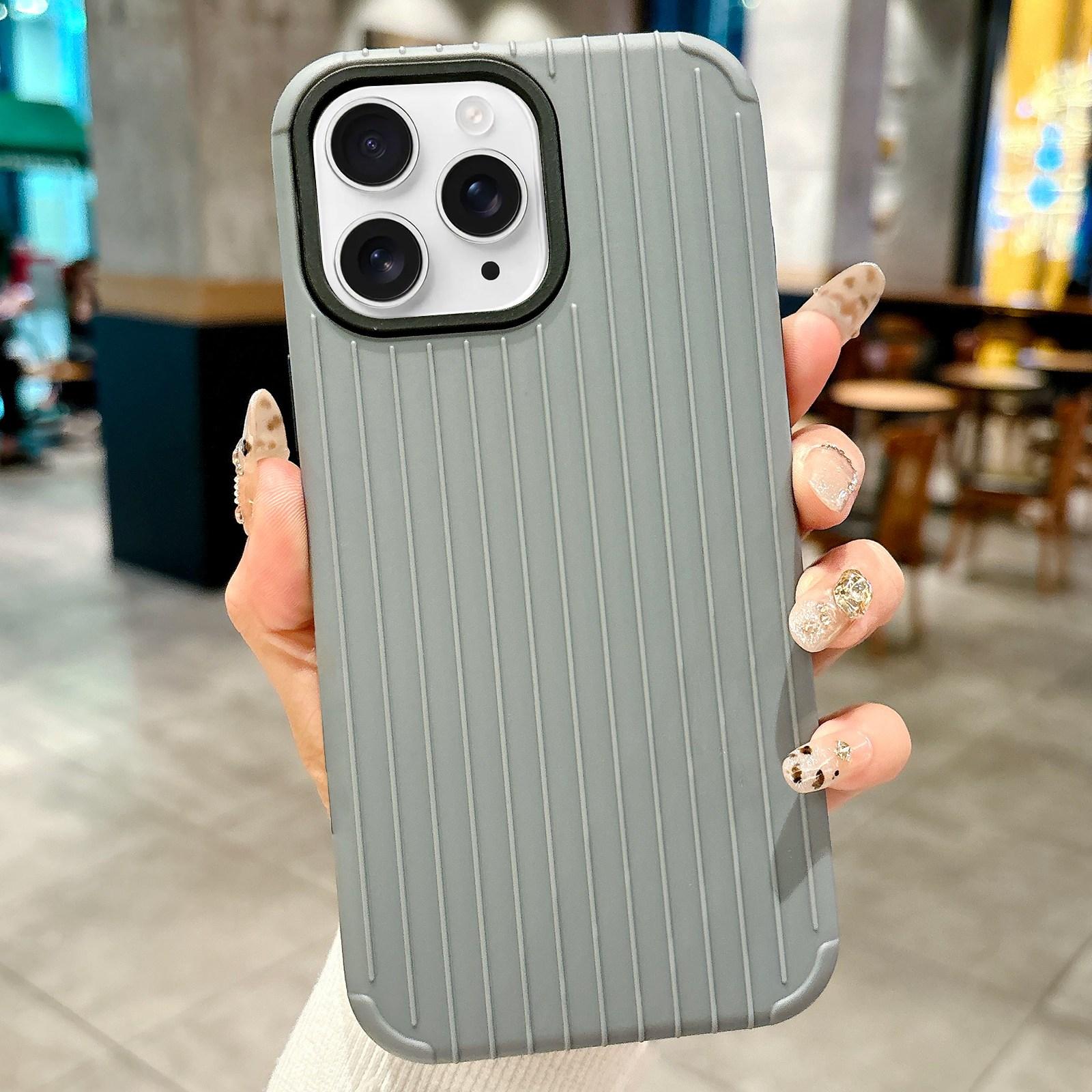 For iPhone 11 Pro Luggage-Inspired Design MagSafe Full Coverage Phone Case(Grey) - Shopkiz.com