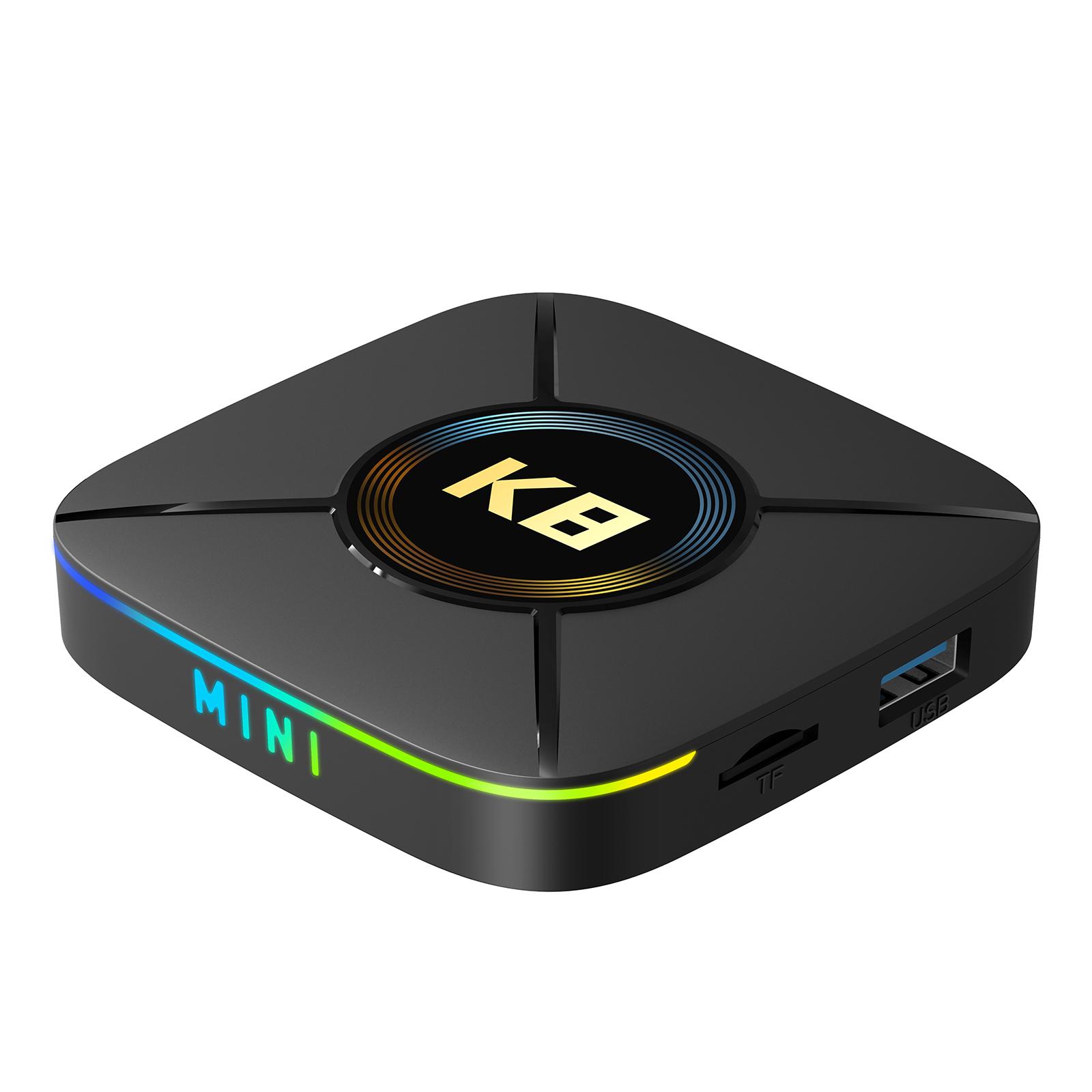 HK1 K8MINI 4K UHD Android 14 Smart TV Box with Remote Control, 2GB+16GB, RK3518 Quad-Core - Shopkiz.com