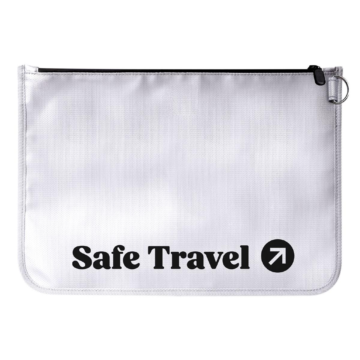 MOMAX SR55E 1-World Airliner Fireproof Storage Bag, Size: 265x373mm(Grey) - Shopkiz.com