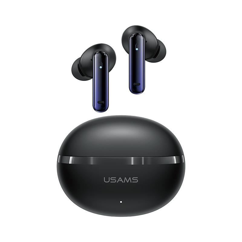 USAMS Echo E02 ANC and ENC In-Ear TWS Wireless Bluetooth Earphones(Black) - Shopkiz.com