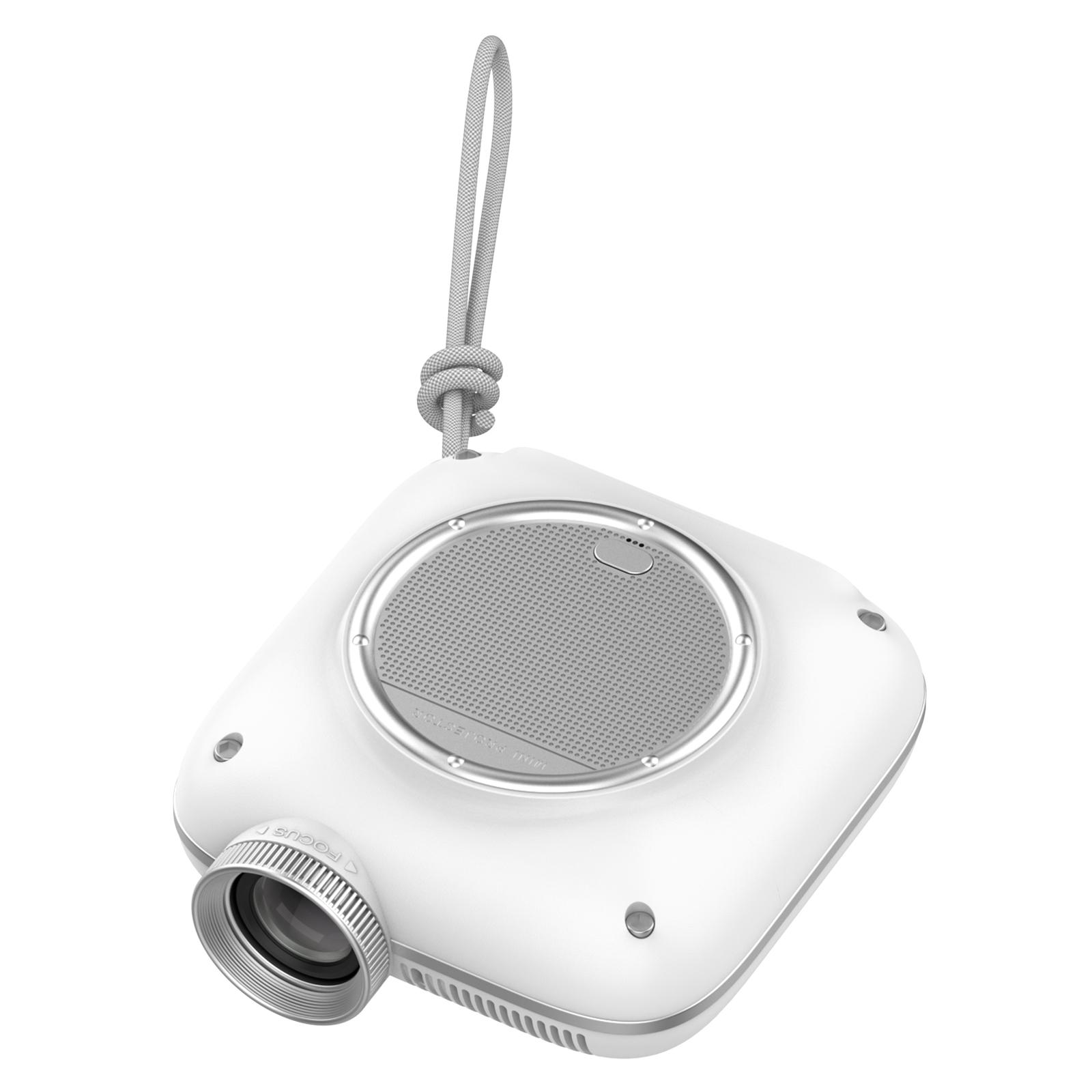 Cheerlux C1 Android Version 1280x720P 100ANSI Bluetooth 5.1 Smart Projector, AU Plug(White) - Shopkiz.com