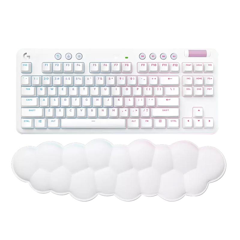 Logitech G715 Dual-Mode 87-Key RGB Wireless Bluetooth Mechanical Keyboard, Red Shaft(White) - Shopkiz.com