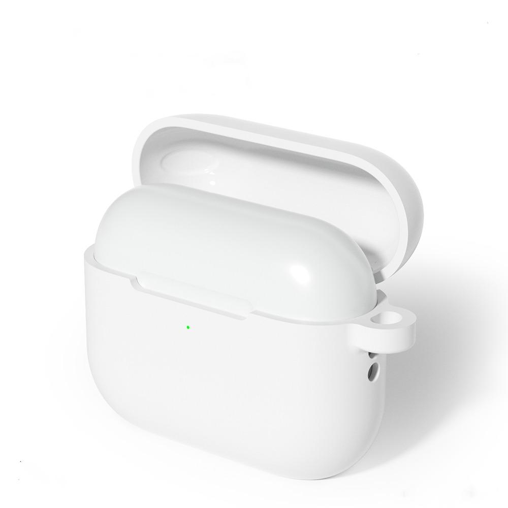 For AirPods Pro 3 Silicone Earphone Protective Case with Hook, Thickness: 2.0mm(White) - Shopkiz.com
