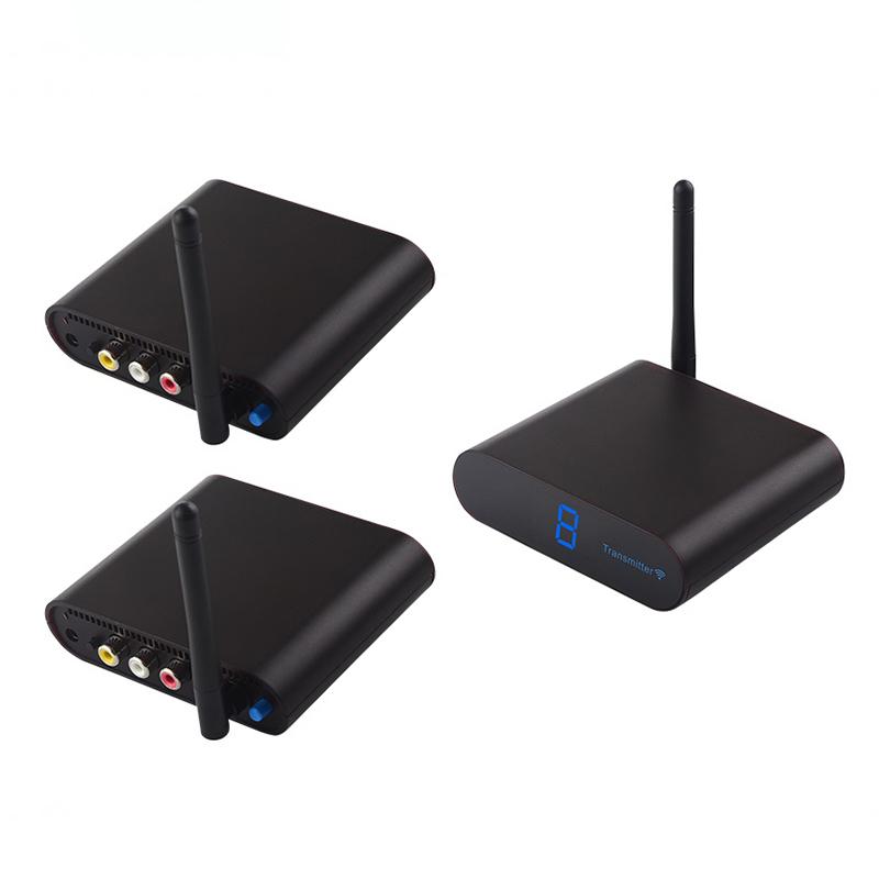 Measy AV230 2.4GHz Wireless Audio / VideoTransmitter & Receiver 1TX to 2RX(AU Plug) - Shopkiz.com