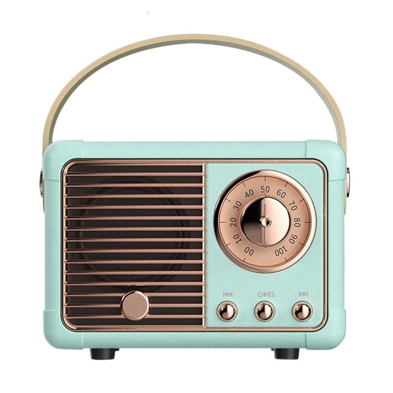 HM11 Retro Bluetooth Mini Wireless Smart Speaker(Blue) - Shopkiz.com