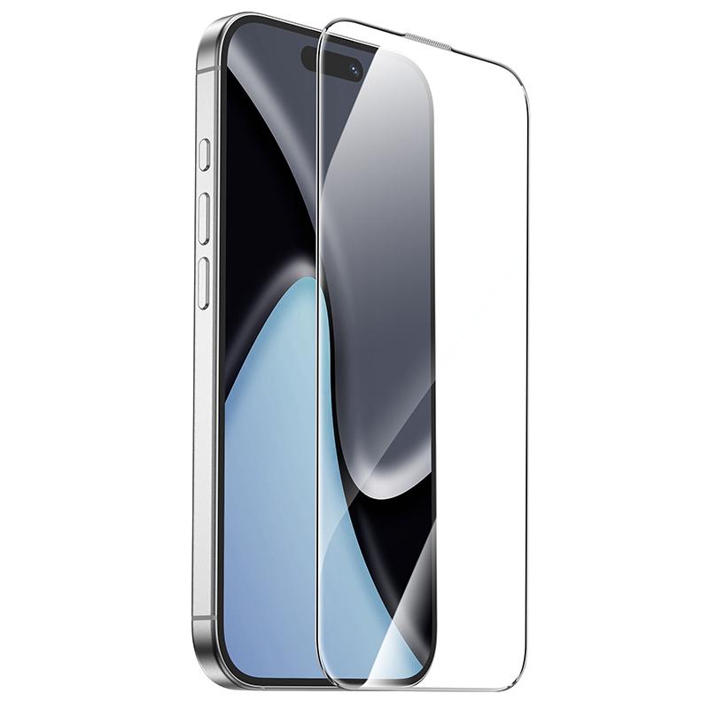 For iPhone 17 / 16 Pro hoco A888 Bear Shield Series Full Screen HD Tempered Glass Film - Shopkiz.com