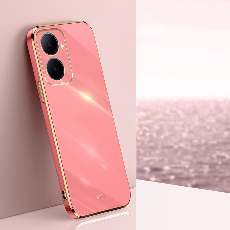 For Wiko Hi Enjoy 80 Plus XINLI Straight Edge 6D Electroplate TPU Phone Case(Hawthorn Red) - Shopkiz.com