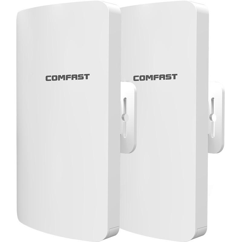 COMFAST CF-E113A V2 5.8GHz 300Mbps 11dBi Monitoring Bridge WiFi Repeater Set, Plug:AU Plug(White) - Shopkiz.com