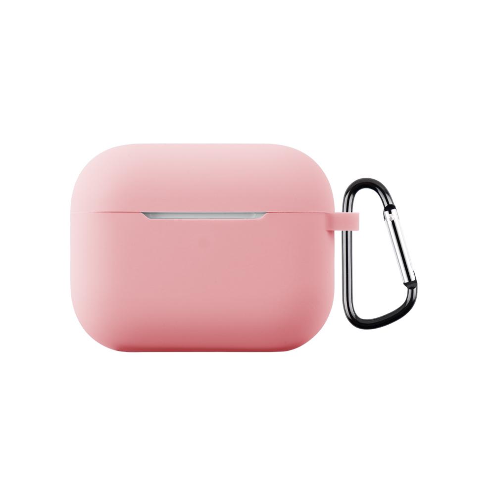 For AirPods Pro 3 2.0mm Silicone Earphone Protective Cover with Hook(Pink) - Shopkiz.com