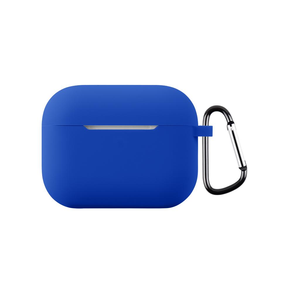 For AirPods Pro 3 2.0mm Silicone Earphone Protective Cover with Hook(Deep Blue) - Shopkiz.com