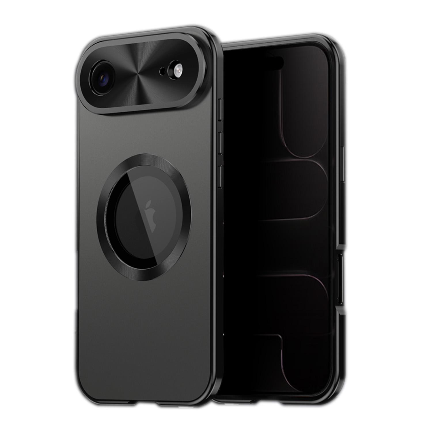 For iPhone Air Privacy Screen Film Full Cover MagSafe Phone Case(Black) - Shopkiz.com
